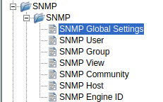 DGS-1210 - SNMP menu